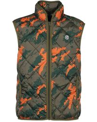 BBCICECREAM - Gilet Imbottito Con Stampa Camouflage - Lyst
