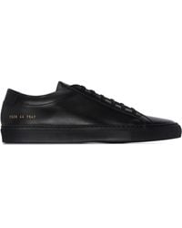 Common Projects - Achilles Leren Sneakers - Lyst