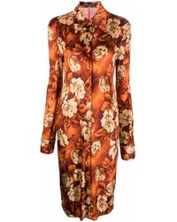Kwaidan Editions - Kleid mit Blumen-Print - Lyst
