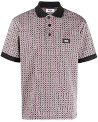 Gcds - Logo-Patch Jacquard Polo Shirt - Lyst