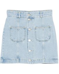 Coperni - Denim Mini-Rok Met Zak - Lyst