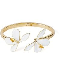 Shanghai Tang - Ginger Flower Open-Cuff Bracelet - Lyst