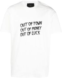 Limitato - Slogan-print Short-sleeved T-shirt - Lyst