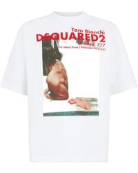 DSquared² - Tom Bianchi Graphic T-Shirt - Lyst