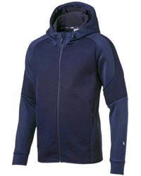 PUMA - Hooded Hybrid T-Shirt - Lyst