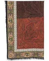 Pierre Louis Mascia - Paisley-Print Fringed Scarf - Lyst