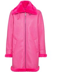 Philipp Plein - Eco Mutton Pilot Skull&Amp;Bones Coat - Lyst