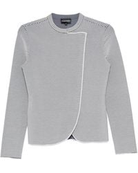 Emporio Armani - Veste À Rayures - Lyst