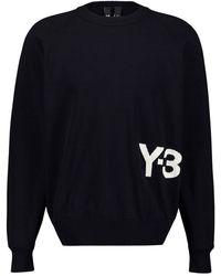 Y-3 - Logo Knitted Sweatshirt - Lyst