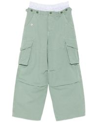 Alexander Wang - Layered-Waistband Cargo Pants - Lyst