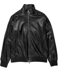 Purple Brand - Zipped Leather Jacket - Lyst