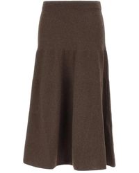 Marella - Elastic-Waistband Ruffled Skirt - Lyst