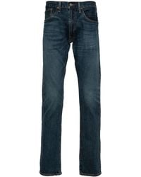 Polo Ralph Lauren - Varick Low Waist Denim Jeans Met Toelopende Pijpen - Lyst