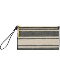 Furla - Iride Striped Clutch Bag - Lyst