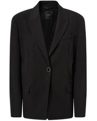 Pinko - Jacket With Polka-Dot Insert - Lyst