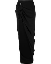 Rick Owens - Falda asimétrica con cintura alta - Lyst