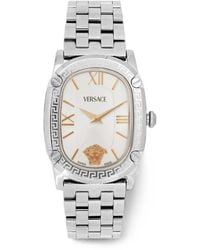 Versace - Greca-Patterned-Bezel 35Mm Watch - Lyst