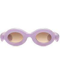 Paloceras - Pebble Lilac Dream Rx Round-Frame Sunglasses - Lyst