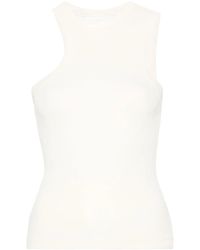 Axel Arigato - Asymmetric Ribbed Tank Top - Lyst