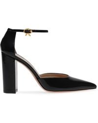 Gianvito Rossi - Piper 100mm Patent Leather Pumps - Lyst