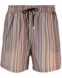 Paul Smith - Striped Swim Shorts - Lyst