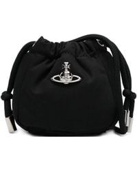 Vivienne Westwood - Nano Hilary Orb-Detail Drawstring Mini Bag - Lyst
