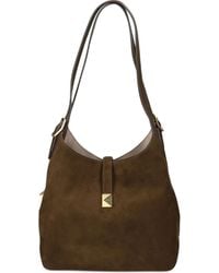 Kate Spade - Großer Deco Tote Bag Aus Wildleder - Lyst
