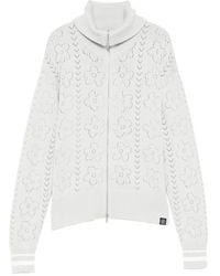 SPORT b. by agnès b. - Openwork Zip Cardigan - Lyst