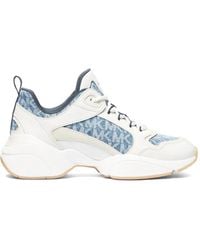 Michael Kors - Logo-Print Sneakers - Lyst