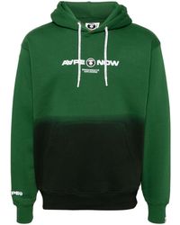 Aape By A Bathing Ape - Embroidered Logo Hooded Sweatshirt - Lyst