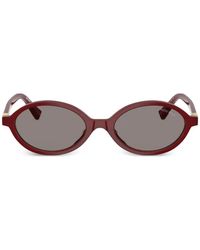 Miu Miu - Regard Oval-Frame Sunglasses - Lyst