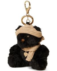 Twinset - Faux-Fur Bear Key Ring - Lyst