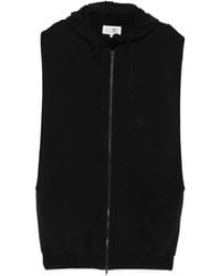 MM6 by Maison Margiela - Hooded Sleeveless Jacket - Lyst