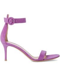 Gianvito Rossi - 85Mm Portofino Sandals - Lyst