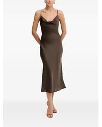 Guess - New Akilina Cowl-Neck Midi Dress - Lyst