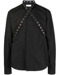 Off-White c/o Virgil Abloh - Eyelet-Strap Silk Shirt - Lyst