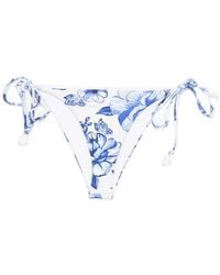 FARM Rio - Tie-Side Floral Bikini Bottoms - Lyst