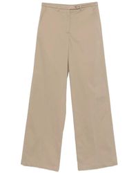 Emporio Armani - Cotton Trousers - Lyst