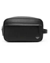 Emporio Armani - Toilettas Met Logoplakkaat - Lyst
