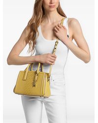 Michael Kors - Laila Small Signature Logo Satchel - Lyst