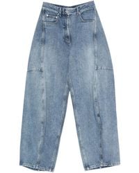 Tibi - Jeans Met Vlakken - Lyst