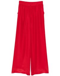 P.A.R.O.S.H. - Saxon Drawstring Palazzo Pants - Lyst
