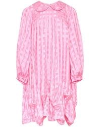 Comme des Garçons - Check-Pattern Peter Pan-Collar Dress - Lyst