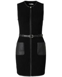 Jonathan Simkhai - Viretta Belted Ribbed-Knit Mini Dress - Lyst