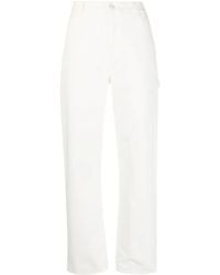Carhartt - Logo-Patch Straight-Leg Jeans - Lyst