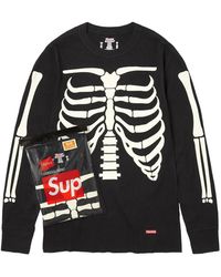 Supreme - Skeleton-Print T-Shirt - Lyst