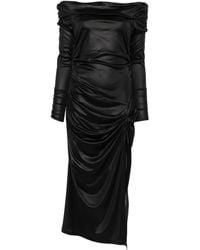 Isabel Marant - Off-Shoulder Draped Midi Dress - Lyst