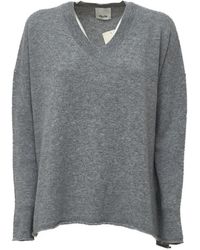 Allude - Pull En Cachemire À Col V - Lyst