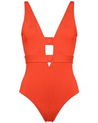 Eres - V-Neck Swimsuit - Lyst