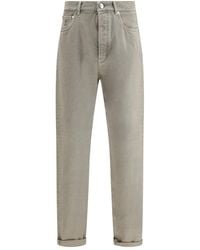 Brunello Cucinelli - Denim Cotton Jeans - Lyst
